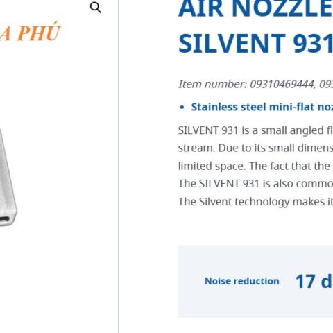 AIR NOZZLE SILVENT 931