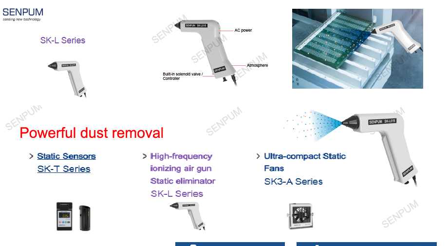 Sung hoi senpum Senpum Clean Ionizing Air Gun- SK-L Series