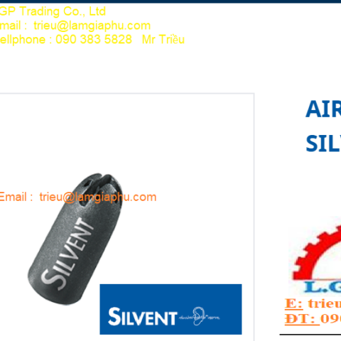 Đầu phun khí giảm tiếng ồn Silvent 8001