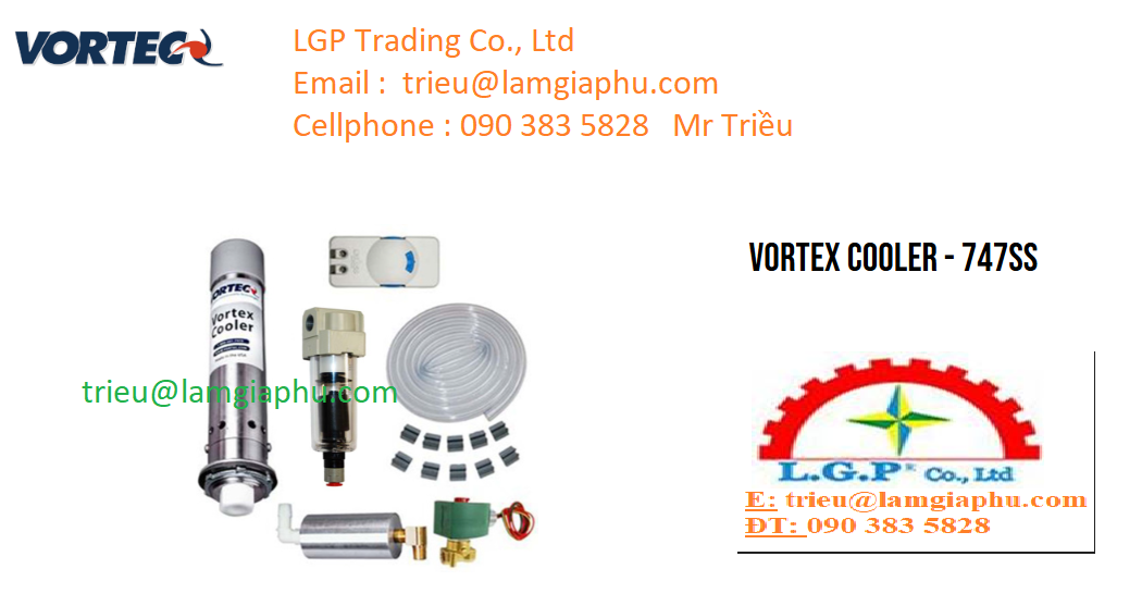747ss Máy làm mát tủ điều khiển bằng khí nén Vortec 747SS