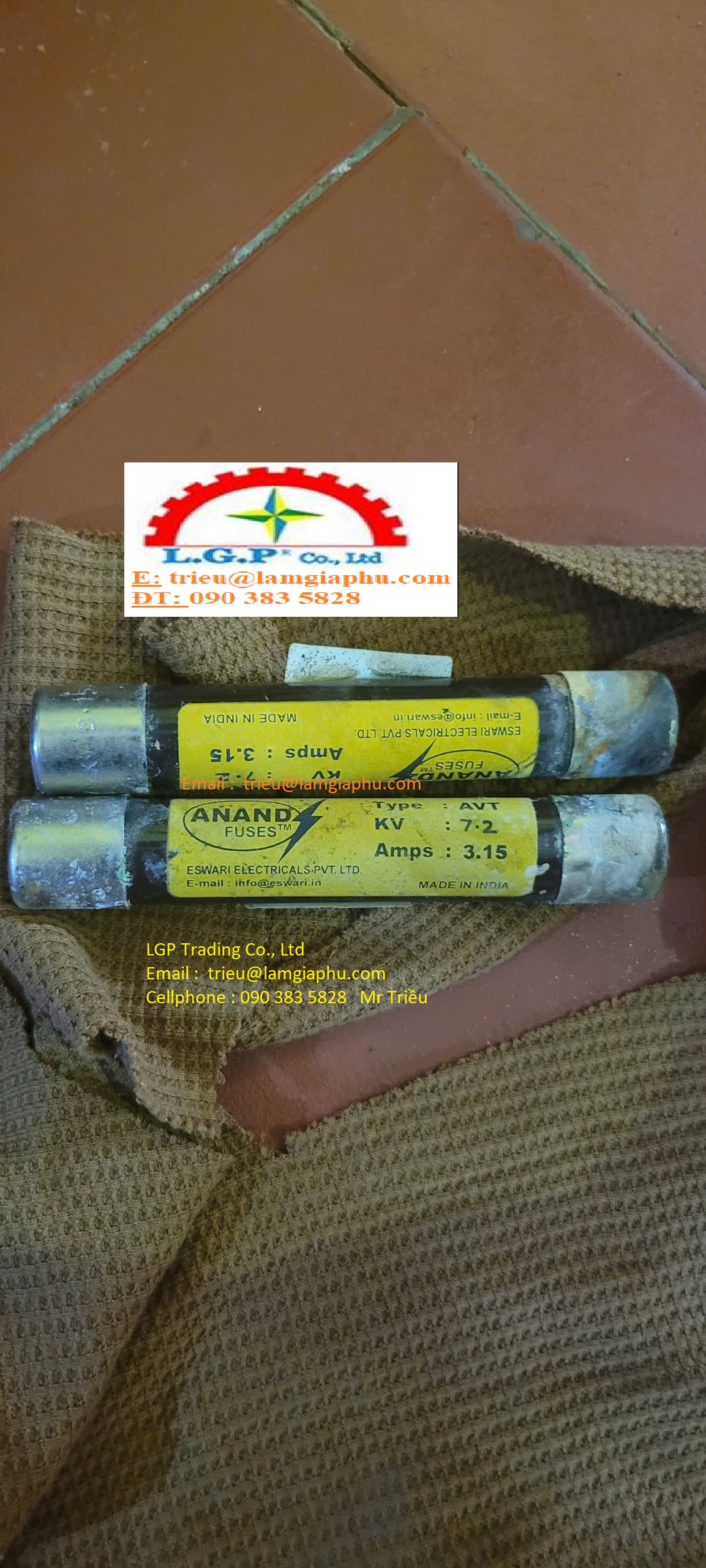 Cầu chì ANAND FGCT2000010 (ACT-W) Cầu chì ANAND FGCT2000010