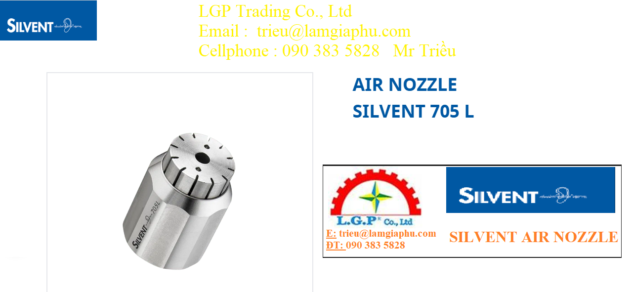 705l Vòi thổi khí nén Silvent 705 L